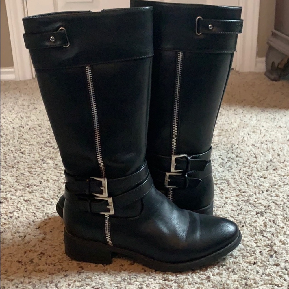 Girls size 3 Tall black boots